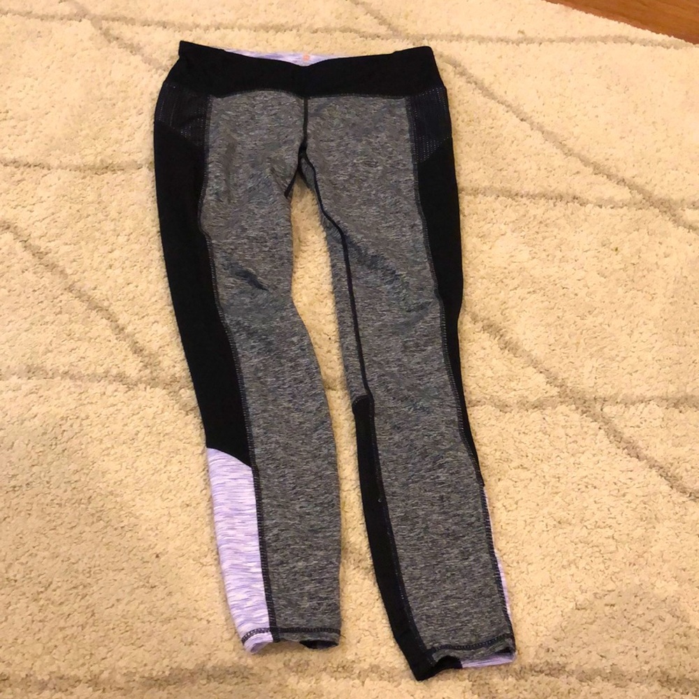 Small purple and black leggings
